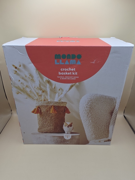Mondo Llama Other - Mondo Llama Crochet Basket Kit
